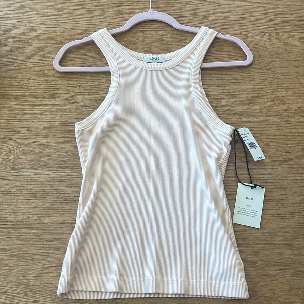 AGOLDE ribbed tank.